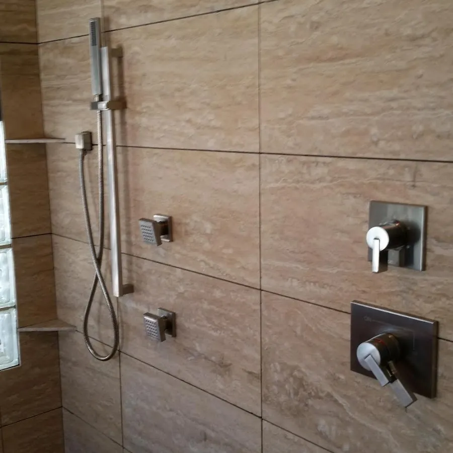 Shower fixture installation for Water Heater Replacement in Aurora